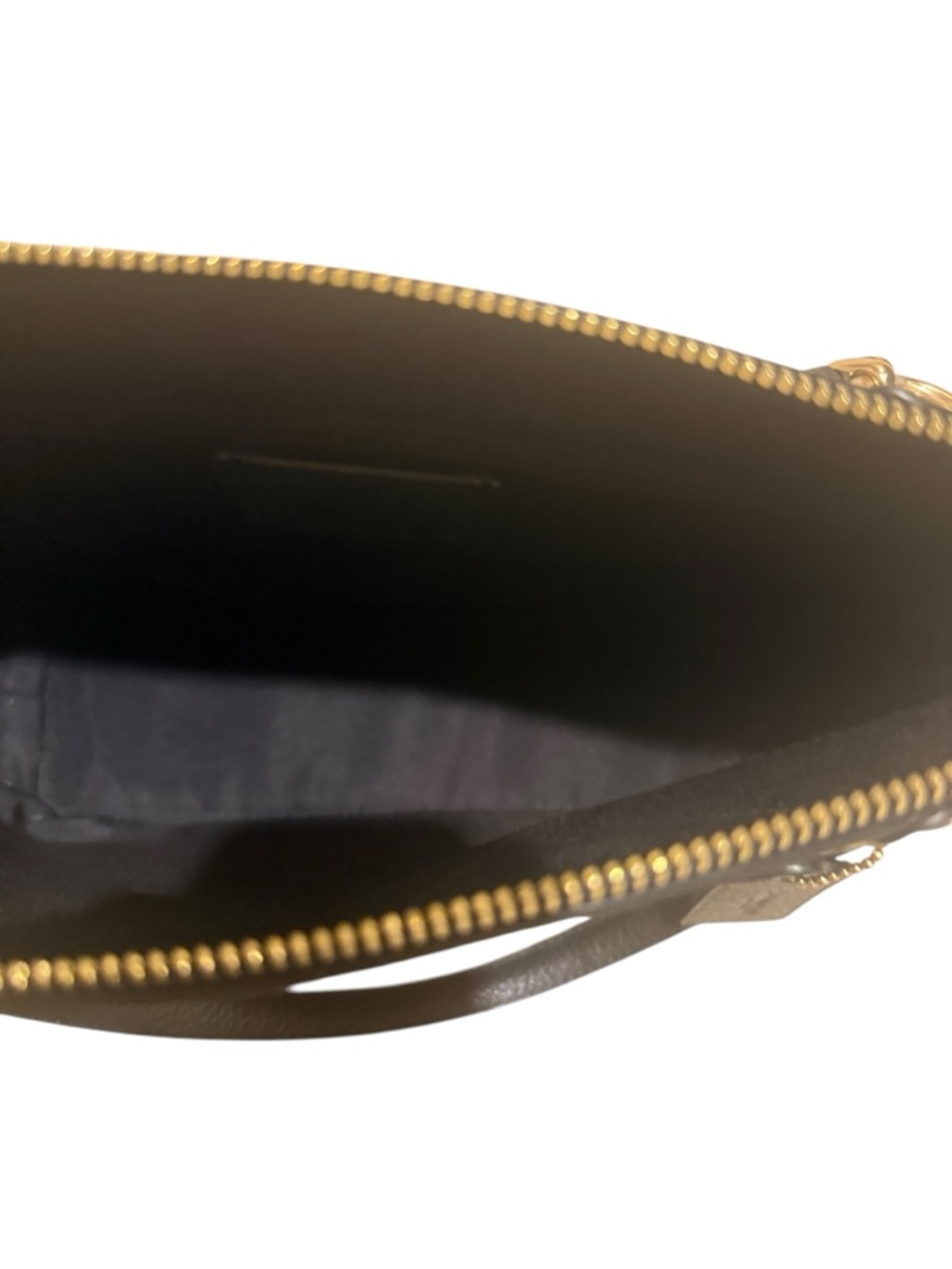 Coach Black Pebbled Leather Mini Kelsey Satchel Crossbody Bag Gold Tone Zip Top - Picture 9 of 16